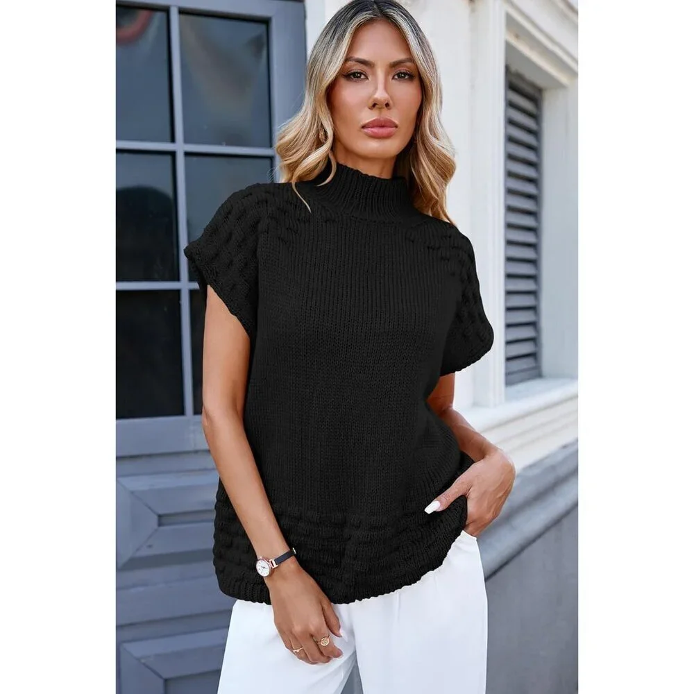 Women's Oversized Sweater Vest Acrylic Small Fall Casual Office Trendy